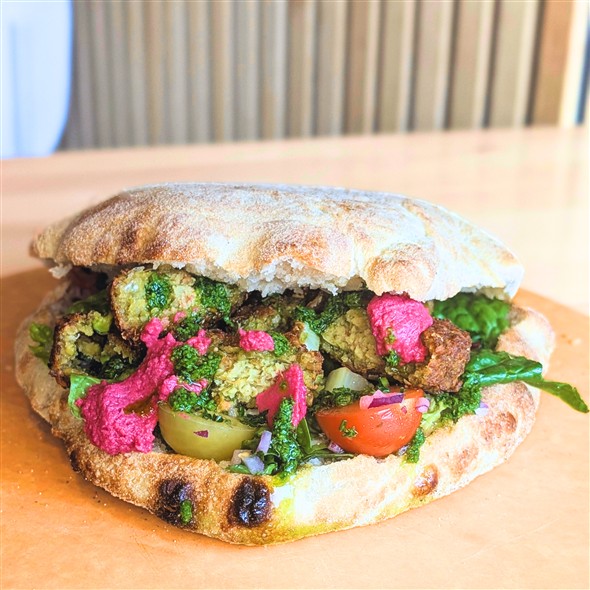24. Falafel pita